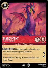 Lorcana D23 - Maleficent: Monstrous Dragon